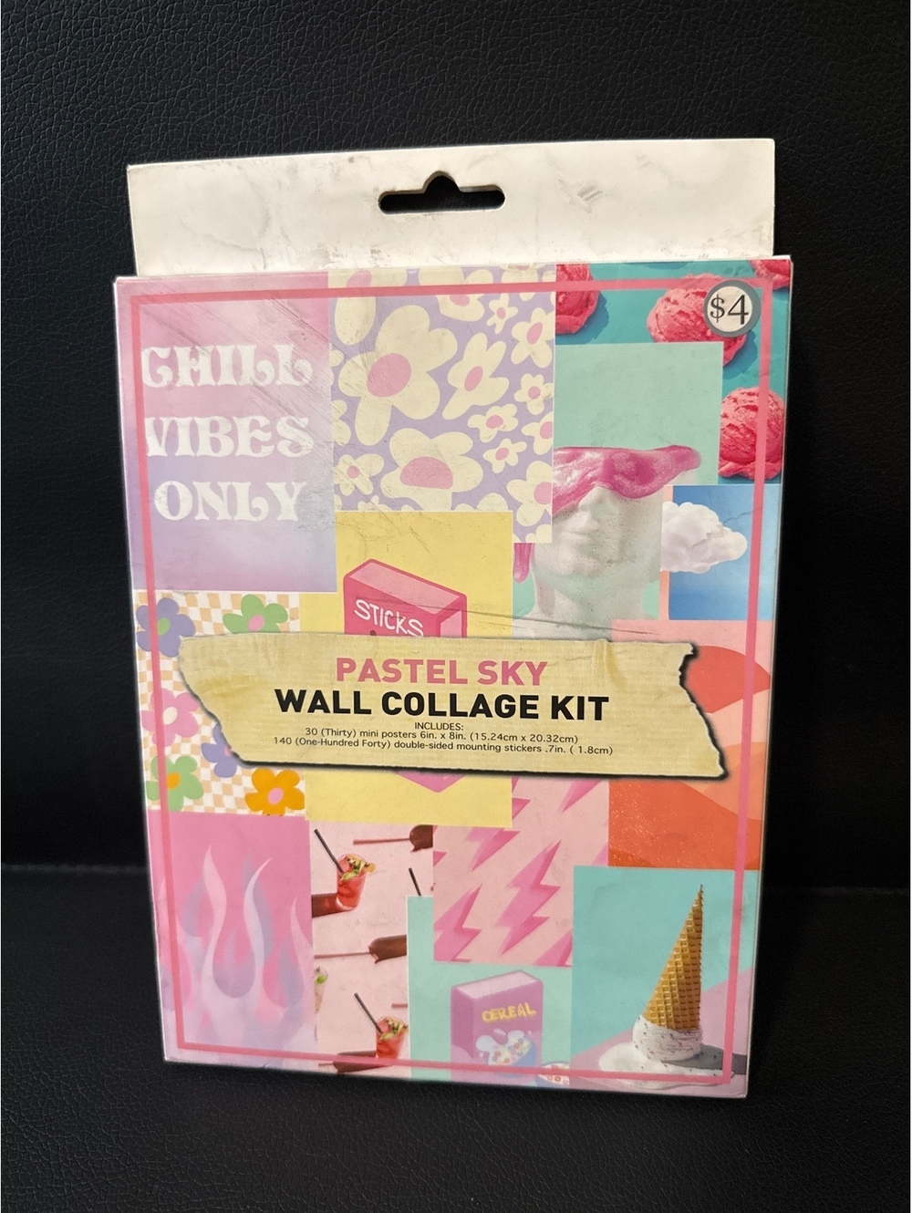 Sticks Pastel Sky Wall Collage Kit 30 Pieces